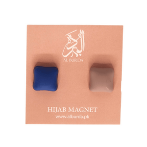 Matte Hijab Magnets - RBlue n Mocha
