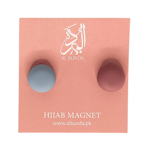 Matte Hijab Magnets - Gray n CopperRust