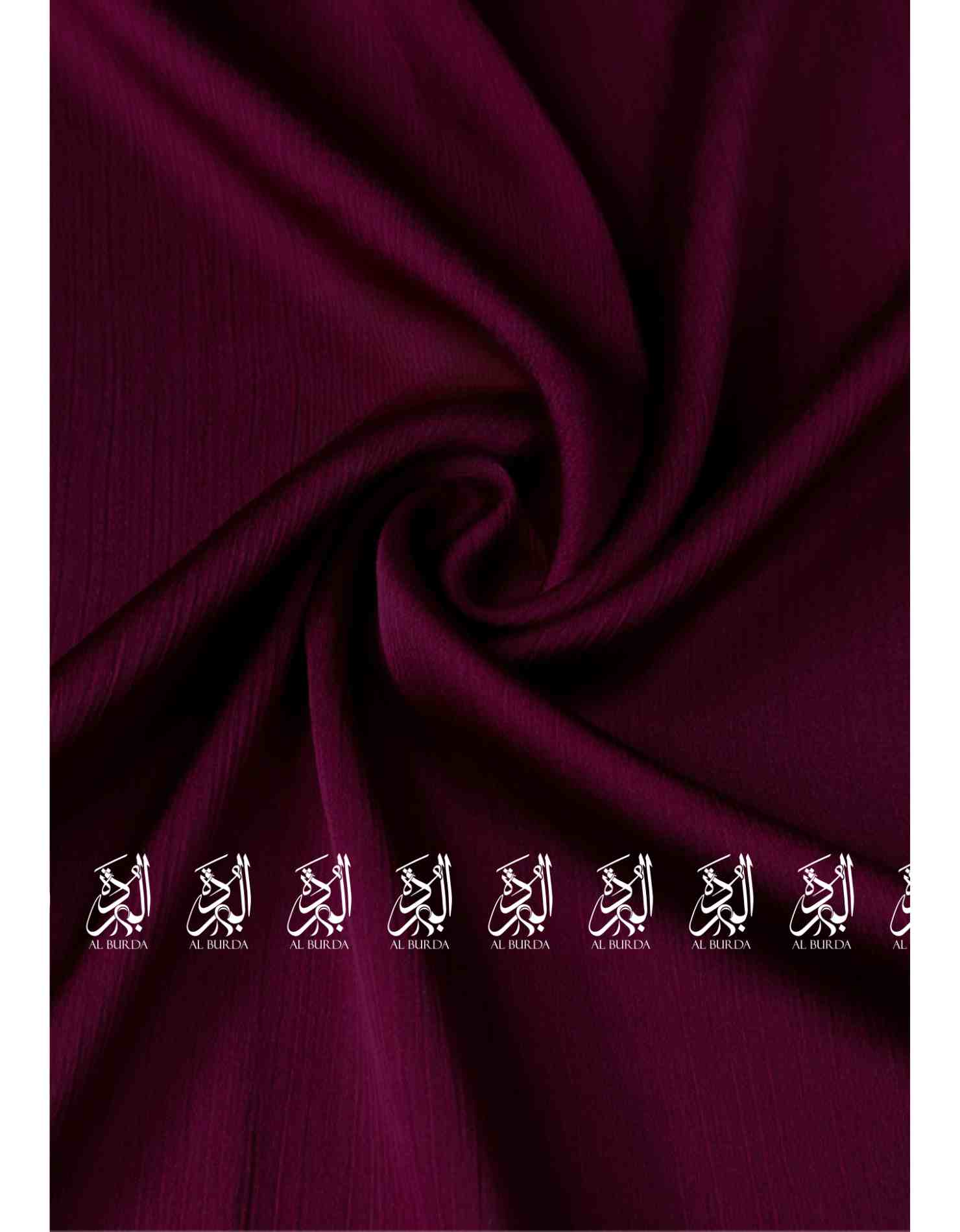 Sheen Crinkle Silk - Wine Berry