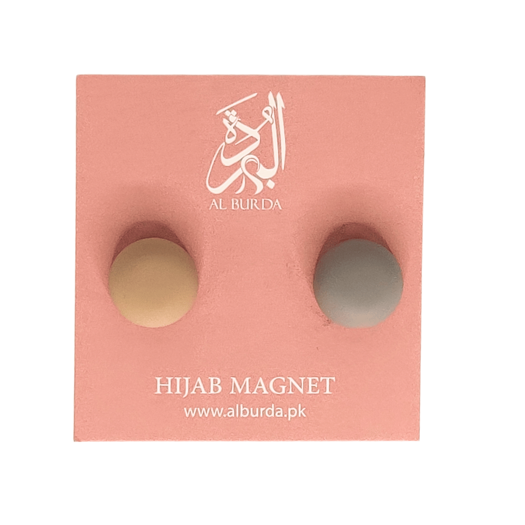 Matte Hijab Magnets -  Beige n Mocha