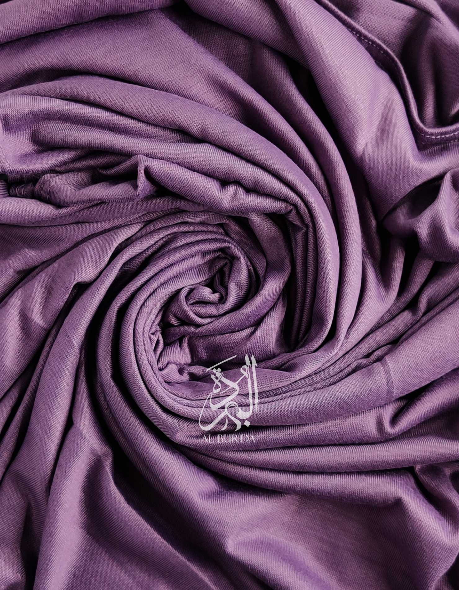 Plain Jersey Hijab - Dusty Purple