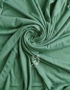 Plain Jersey Hijab - Glade Green