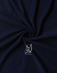 Plain Jersey Hijab - Navy blue