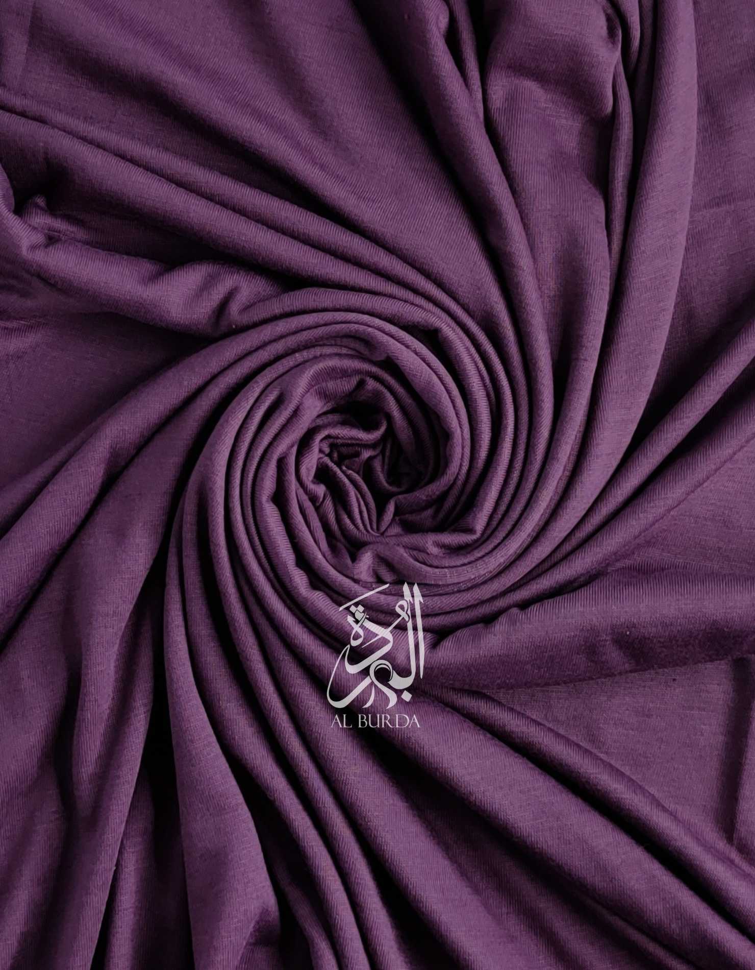 Plain Jersey Hijab - Purple