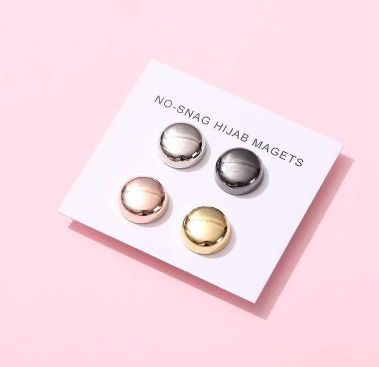 Hijab Magnets Metallic - Circle