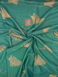 Gold Foil Palm - Emerald