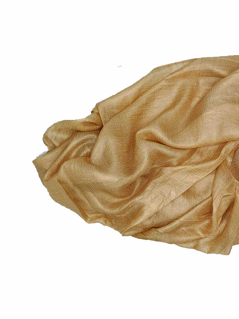 Paper Silk Hijab - Gold