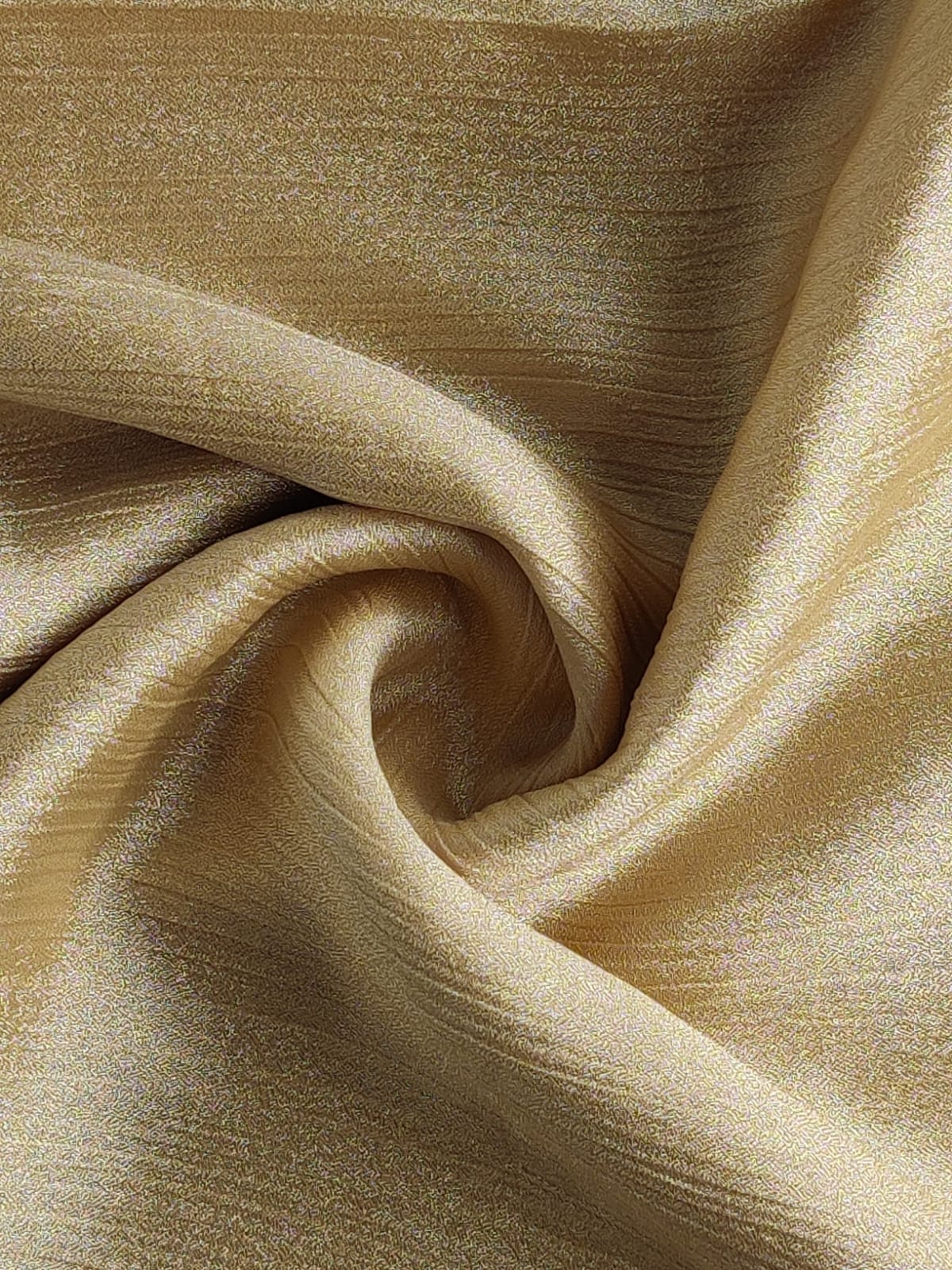 Sheen Crinkle Silk - Gold