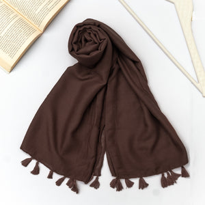 Plain Tassels - Dark Brown