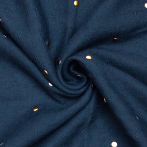 Gold Studded Hijab - Zinc