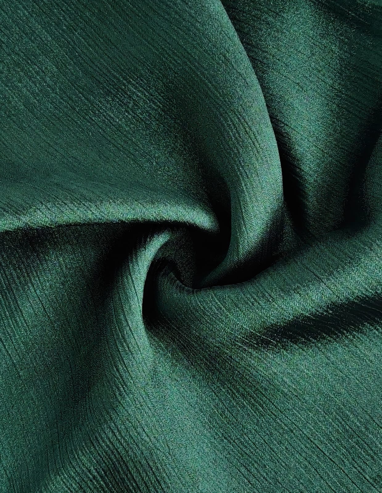 Sheen Crinkle Silk - Emerald
